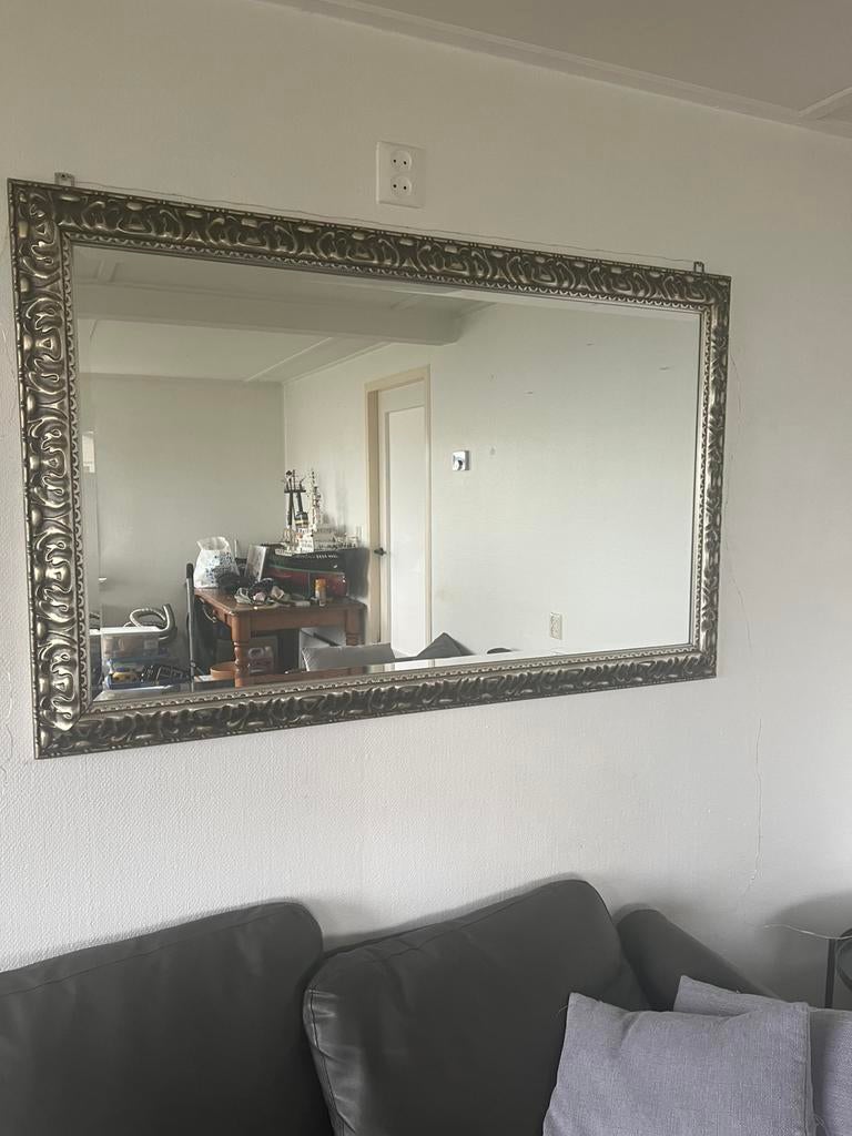 Te koop, Huis en Inrichting, Woonaccessoires | Spiegels, Ophalen, Gebruikt, 125 cm of meer, Minder dan 100 cm