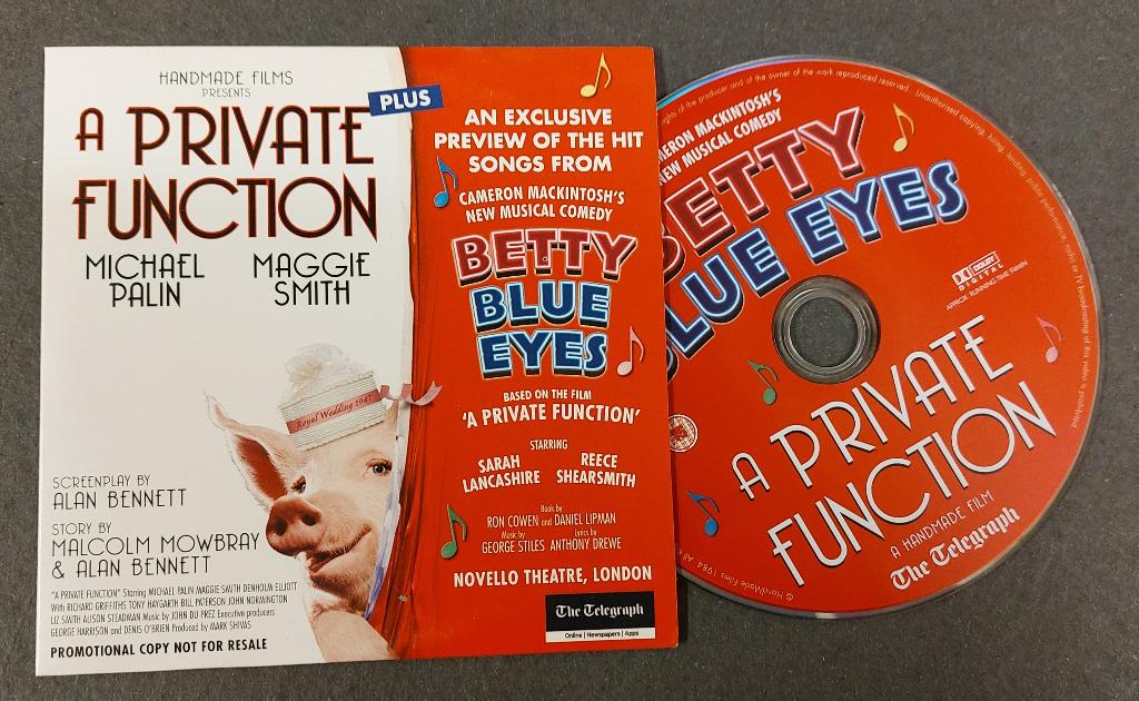 George Harrison Handmade Films DVD Private Function Beatles, Verzamelen, Ophalen of Verzenden, Zo goed als nieuw, Gebruiksvoorwerp