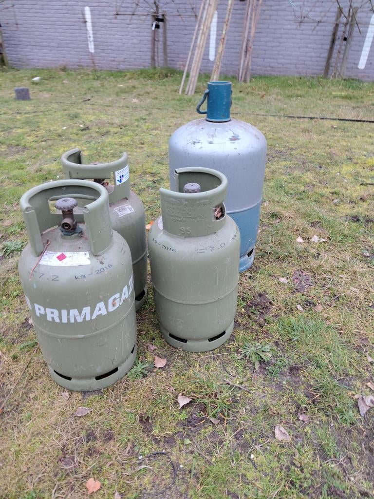 Gasflessen, Ophalen, Gebruikt