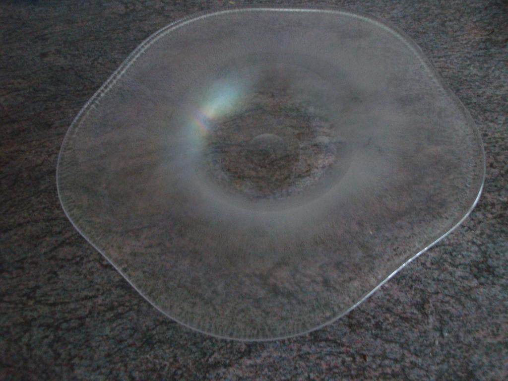 Fruitschaal, vintage, jaren 60, glas, Ophalen, Zo goed als nieuw, Rond, Overige materialen