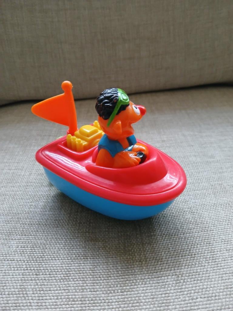 Sesamstraat Ernie in bootje. Tyco Preschool., Ophalen of Verzenden, Gebruikt