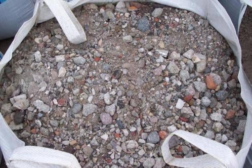 TE KOOP Steen-/puinkorrel in bigbags of los gestort, Ophalen
