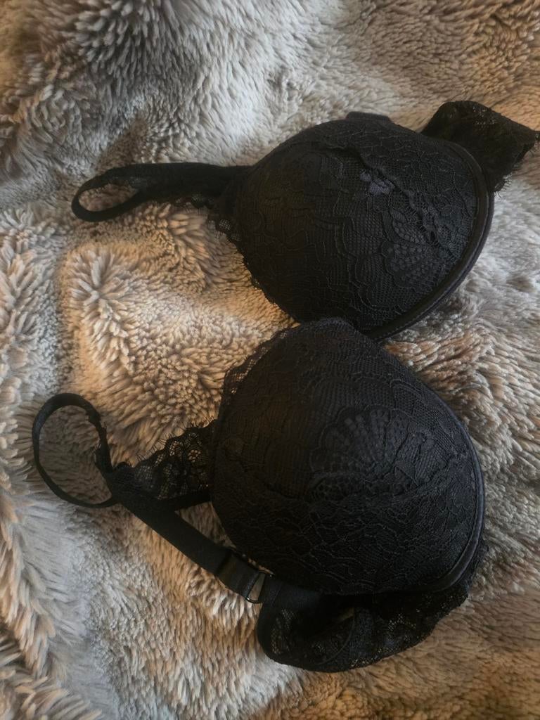 Elegante zwarte BH - Flame - 80C, Flame, Ophalen of Verzenden, Zwart, BH