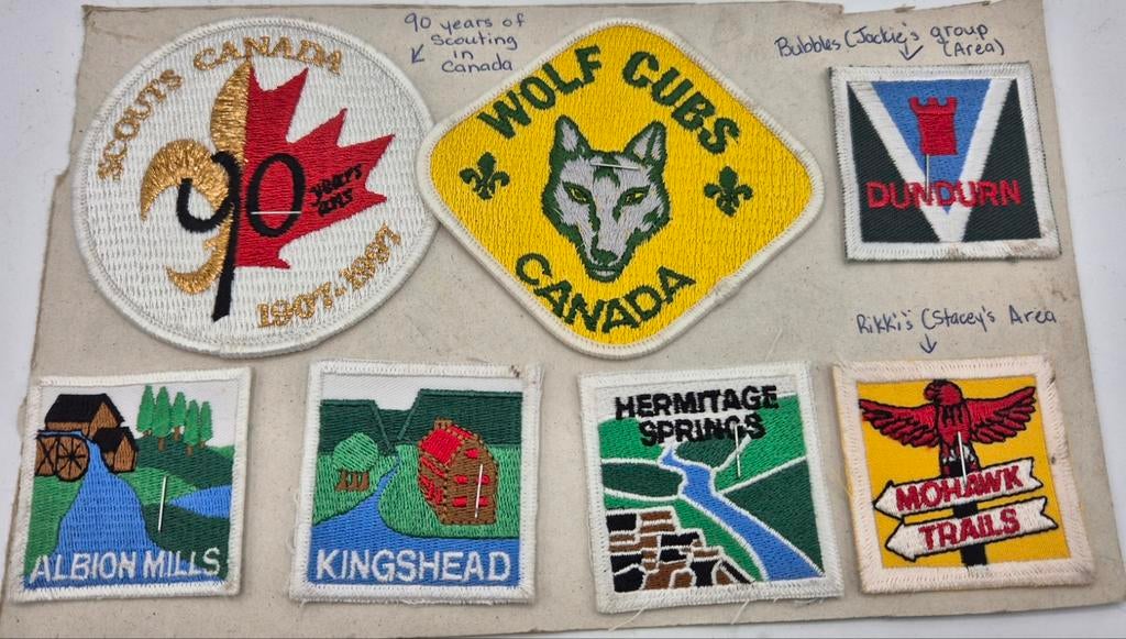 Scouting Canada Patches - Diverse Collectie, Ophalen of Verzenden, Gebruikt, Overige onderwerpen, Button