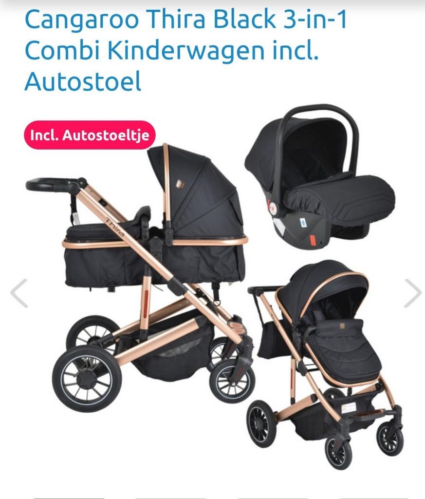 Kinderwagen incl. Autostoel, Ophalen, Zo goed als nieuw, Overige merken