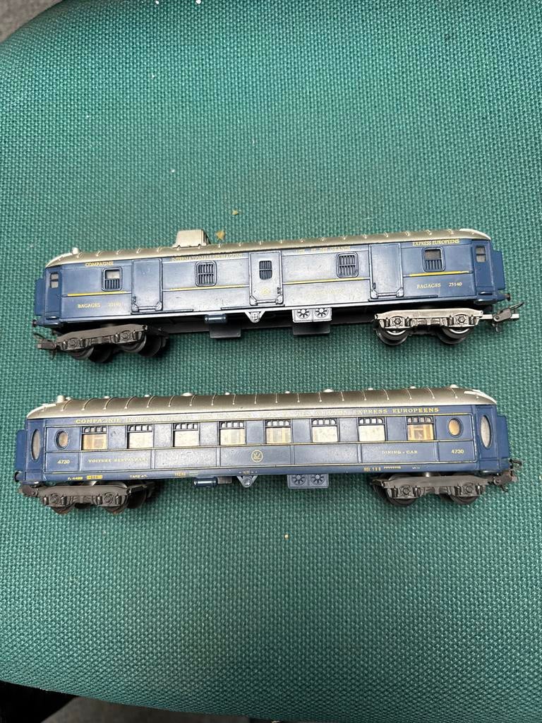 Lima Treinwagons - Set van 2, Gebruikt, Gelijkstroom of Wisselstroom, Wagon, Ophalen of Verzenden