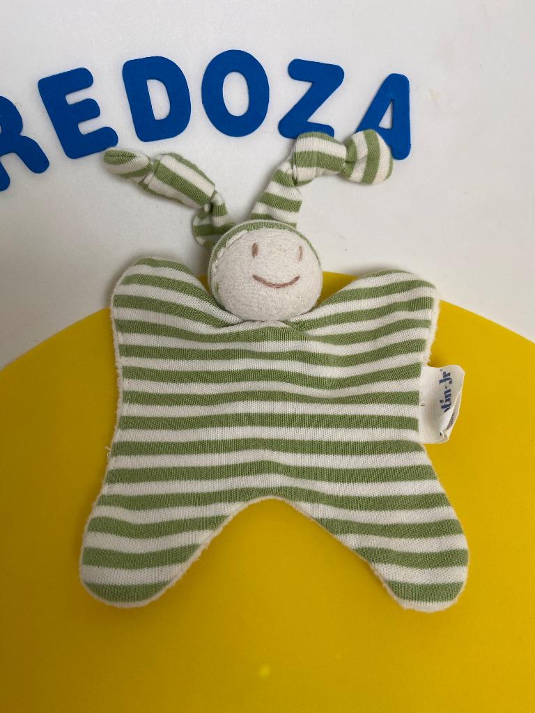 4349 keptin jr popje groen gestreept, Ophalen of Verzenden, Zo goed als nieuw, Overige typen