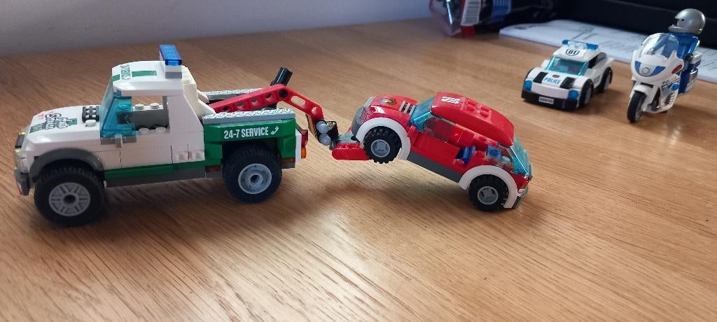 Lego City Pick Up Sleepwagen, Ophalen of Verzenden, Zo goed als nieuw, Complete set, Lego