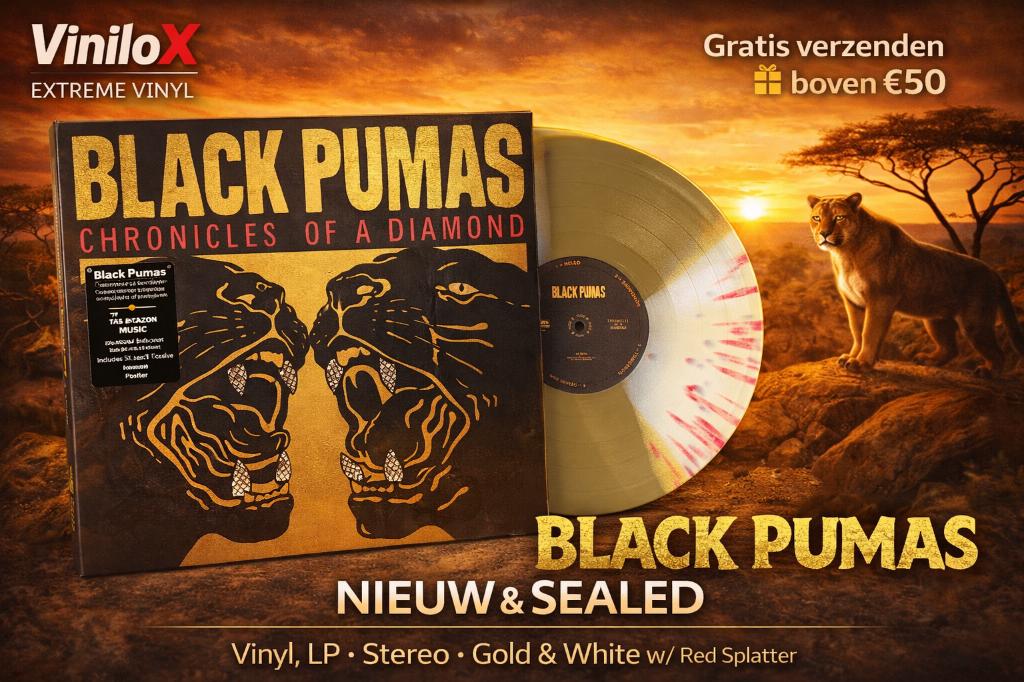 Black Pumas – Chronicles Of A Diamond | Splatter Vinyl LP, Ophalen of Verzenden, Nieuw in verpakking, 12 inch