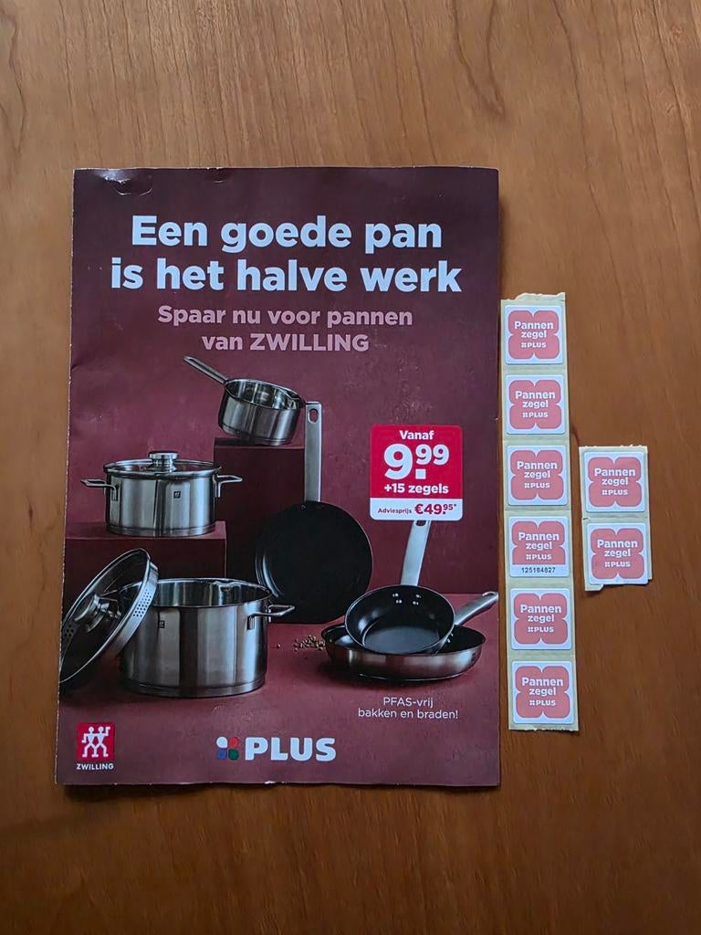 8 PLUS pannenzegels, Plus, Ophalen of Verzenden