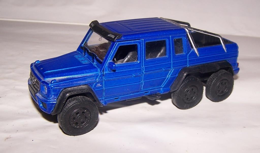 Welly Mercedes Benz G 36 AMG 6x6. 13cm. Nieuwstaat., Ophalen of Verzenden, Zo goed als nieuw, Auto, Overige merken