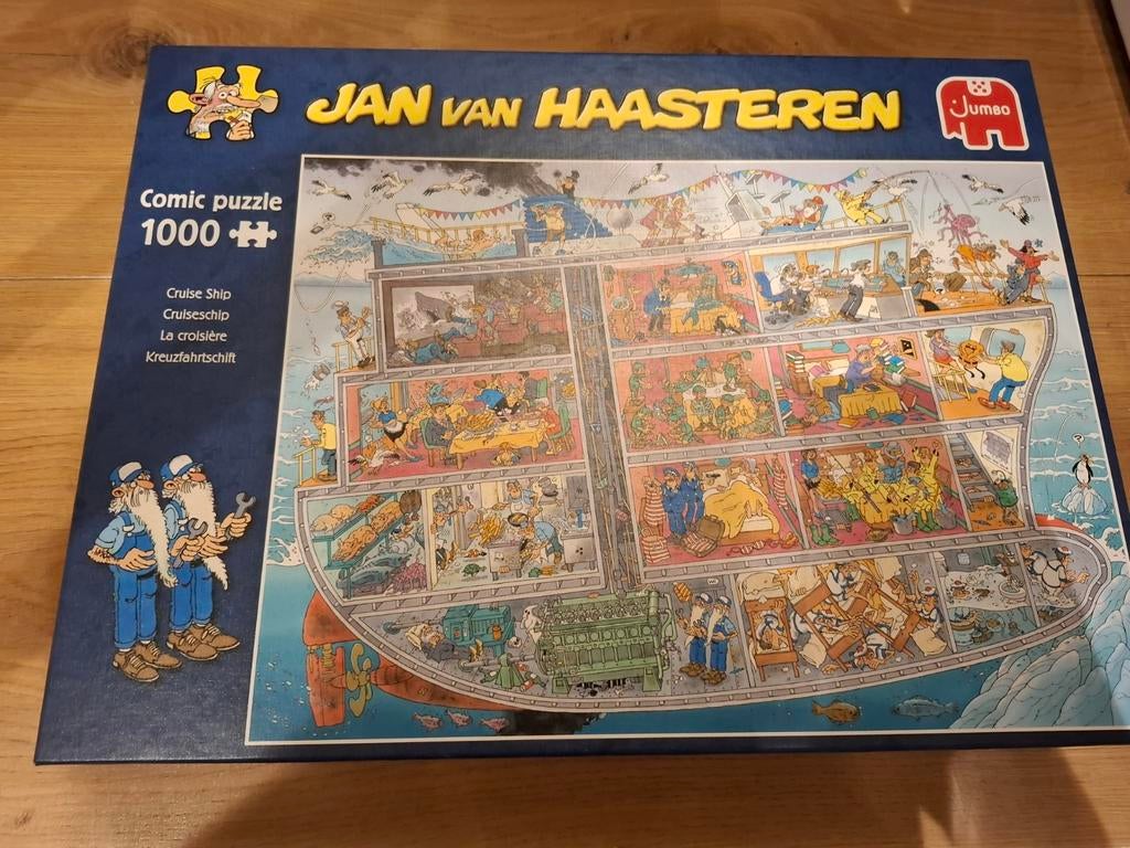Jan van Haasteren - Cruise Ship - 1000 stukjes, Ophalen of Verzenden, 500 t/m 1500 stukjes, Zo goed als nieuw, Legpuzzel