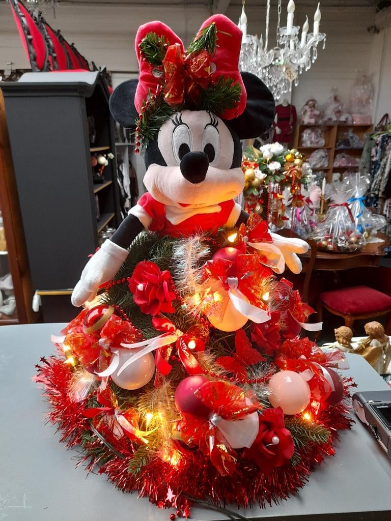 Mooie kerst minnir mouse met verlichting, Diversen, Kerst, Ophalen of Verzenden, Zo goed als nieuw