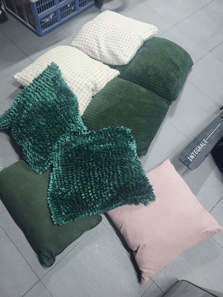 Kussentjes, Ophalen of Verzenden, Zo goed als nieuw, Wit, Vierkant