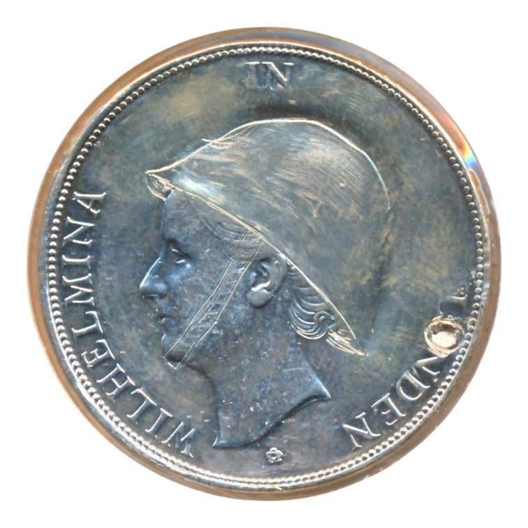 Nederland 2,5 Gulden 1932 Wilhelmina met helm in Londen