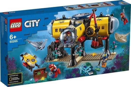 Lego 60265 oceaan onderzoeksbasis nieuw verzegeld., Ophalen, Nieuw, Complete set, Lego