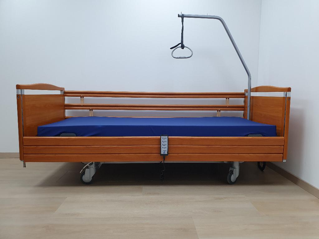 Hoog-laag bed - seniorenbed - ziekenhuisbed - Stiegelmeijer, Verzenden, Zo goed als nieuw, Info@thuiszorgbedvoordeel.nl, De Grift 1