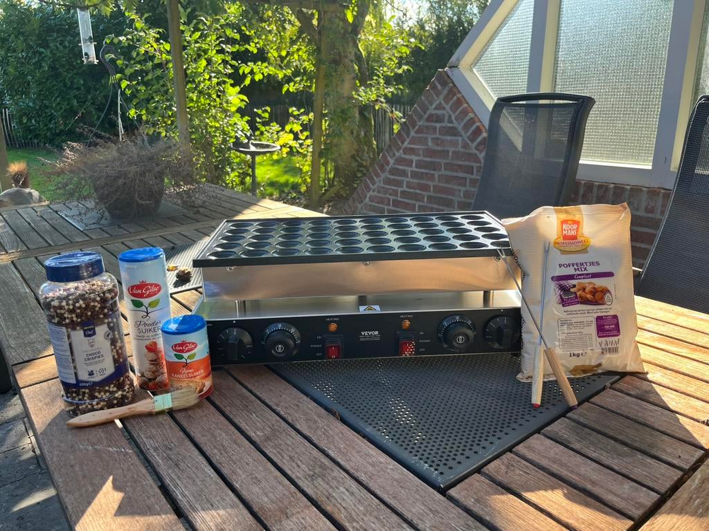 Poffertjes plaat te huur!, Ophalen, Zo goed als nieuw, Hout