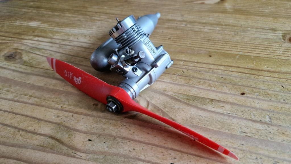 Modelbouwmotor met Propeller, Overige merken, Ophalen of Verzenden, Zo goed als nieuw, Groter dan 1:32