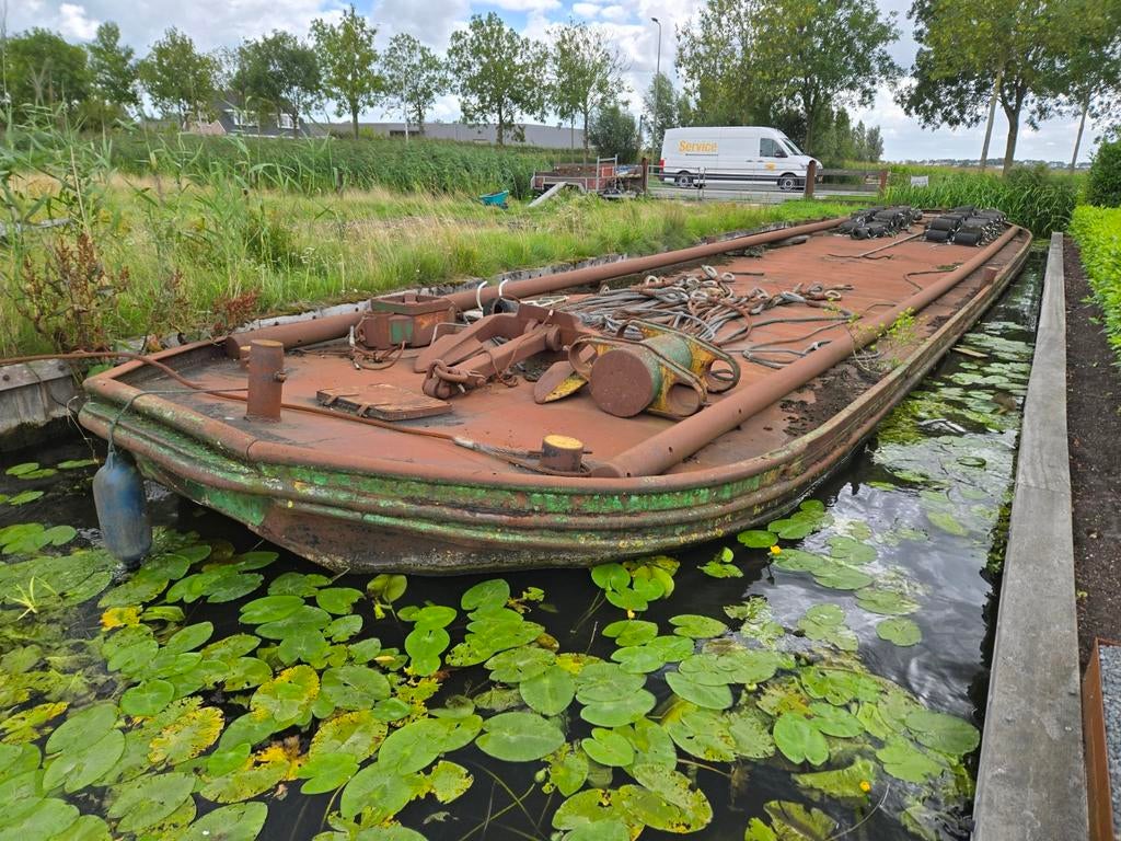 Einde jaar korting Dekschuit 'Amsterdammertje' - Opknapper, Ophalen, Gebruikt, Overige brandstoffen