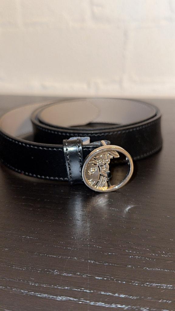 Versace riem, Ophalen of Verzenden, Zo goed als nieuw, Zwart