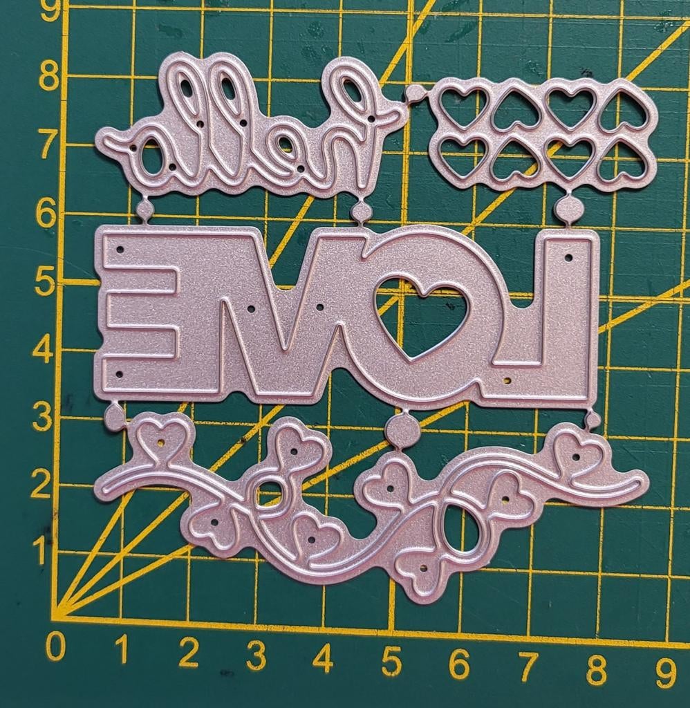 Snijmal Love/ hartjes / Valentijn, Ophalen of Verzenden, Nieuw, Overige thema's, Pons of Mal