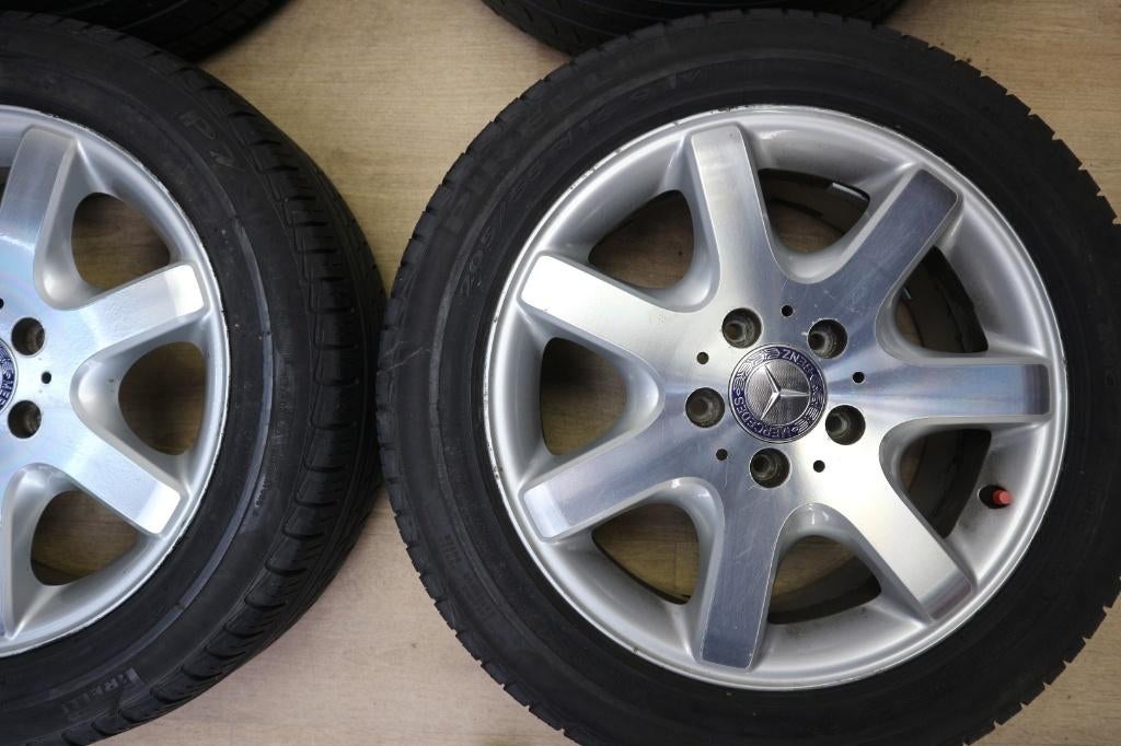 Mercedes SLK r170 C-klasse w203 velgen origineel 5x112, Gebruikt, 16 inch, Banden en Velgen, Nvt