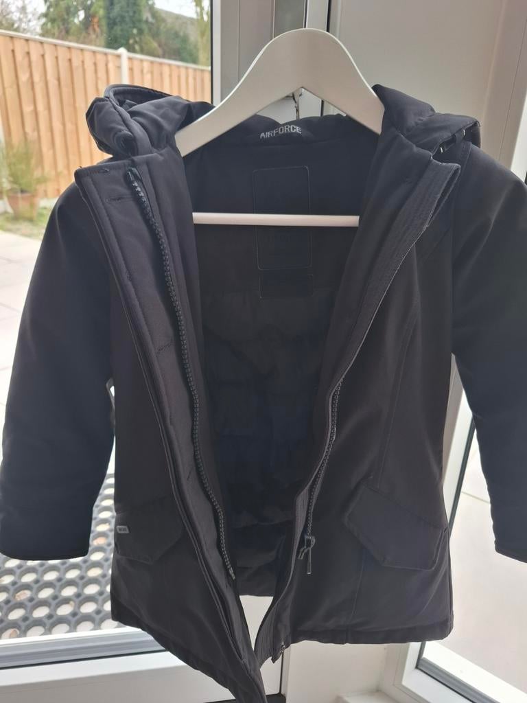 Airforce Jas Meisjes Zwart Maat 6, Ophalen of Verzenden, Zo goed als nieuw, Airforce, Meisje