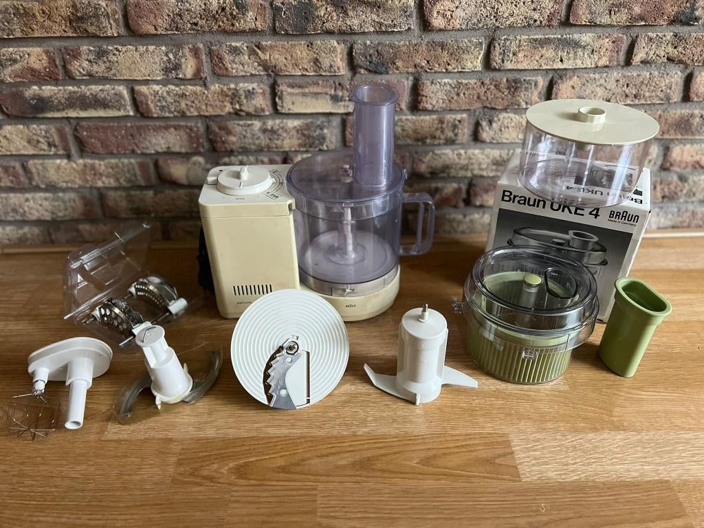 keukenmachine Braun 4262 en sap pers Braun UKE4, Ophalen of Verzenden, Gebruikt, 3 snelheden of meer