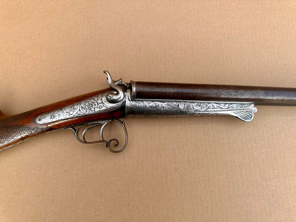 Antiek Jachtgeweer kaliber 16 zwartkruit, Ophalen of Verzenden