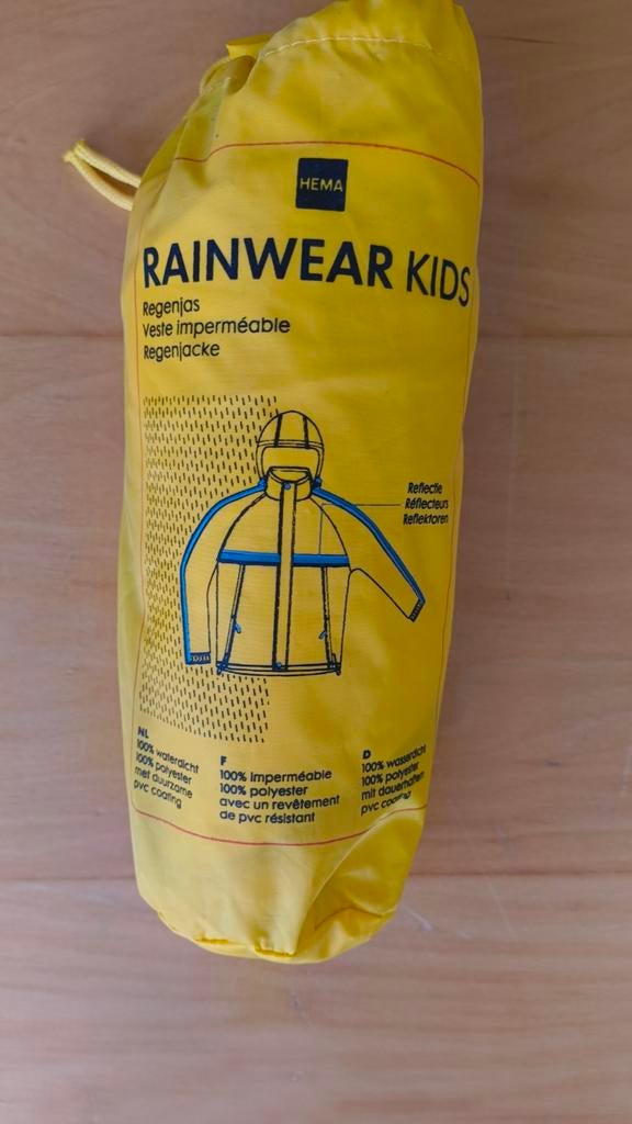 Hema regenjas voor kinderen, maat 86/92, Ophalen, Zo goed als nieuw, Regenjas, Kinderen