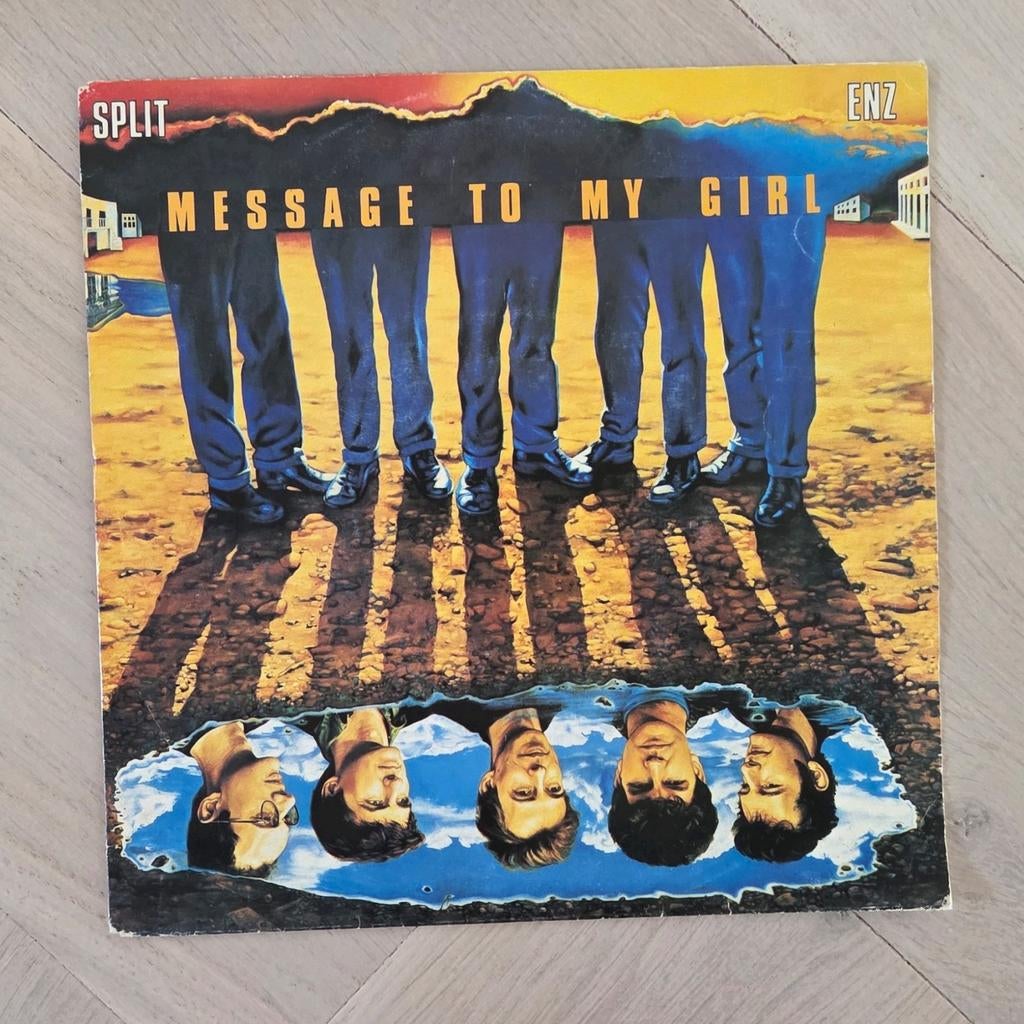 Vinyl single Split Enz - Message to my gilrl, Ophalen of Verzenden, Gebruikt, Pop, Single