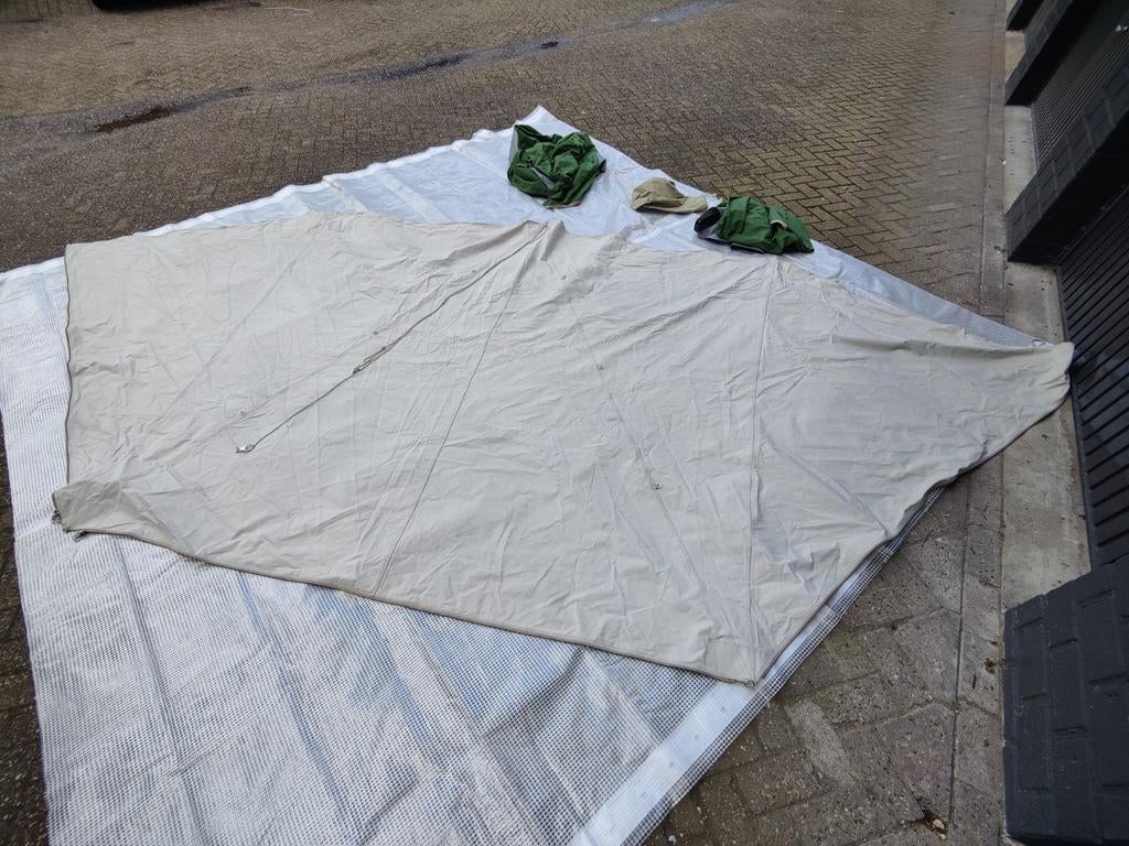 De Waard Varioluifel Lepelaar met windschermen, Caravans en Kamperen, Tentaccessoires, Ophalen of Verzenden, Gebruikt