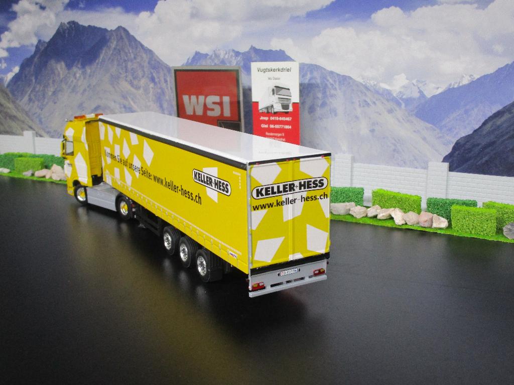 Wsi 01-1653 Daf XF ssc , Keller + Hess, Hobby en Vrije tijd, Ophalen, Zo goed als nieuw, Bus of Vrachtwagen, Wsi