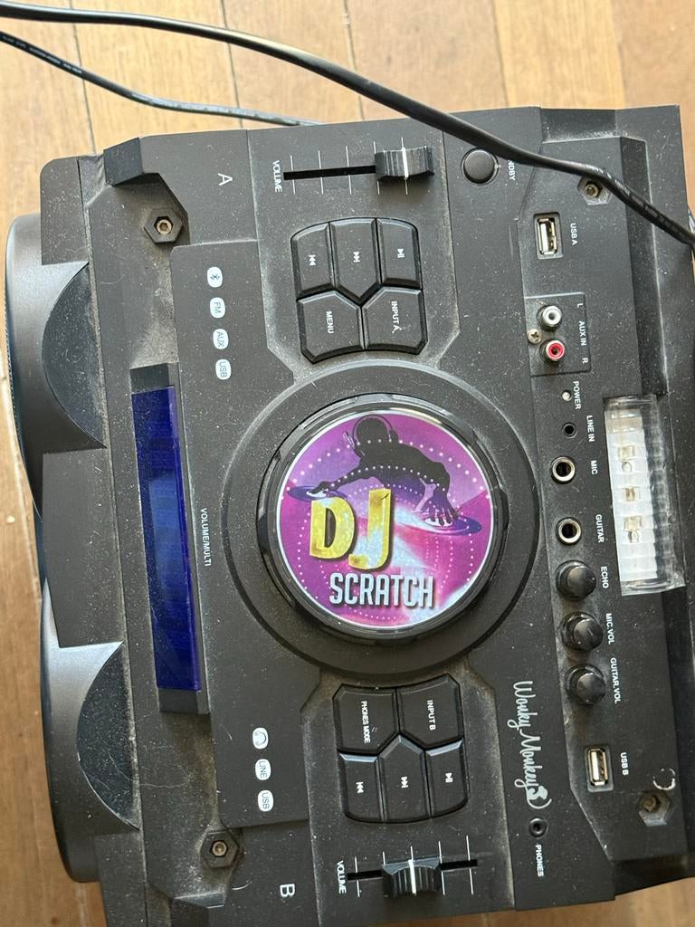 Mooie DJ Scratch Party Speaker, Ophalen, Gebruikt, Dj-set, Overige merken