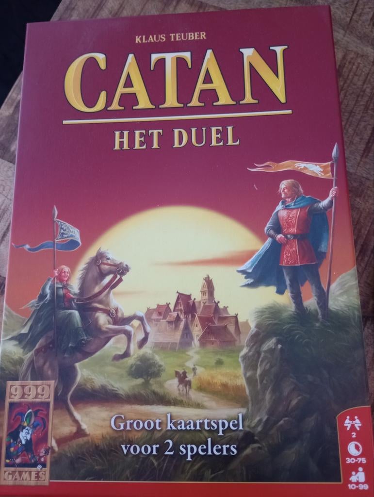 Catan, Het Duel (in nieuwstaat!), Een of twee spelers, Ophalen of Verzenden, Nieuw, 999 Games