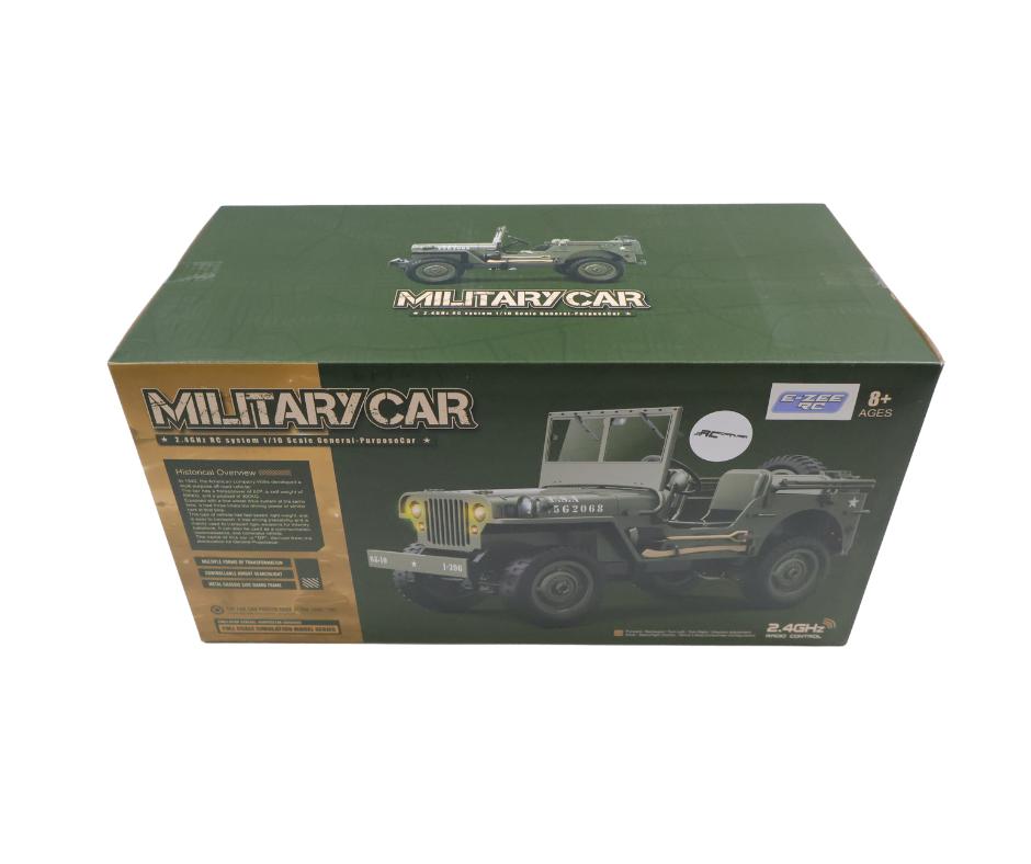 E-ZEE RC 1/10 4WD RC WILLYS JEEP w/LED LIGHTS EZ-G2068