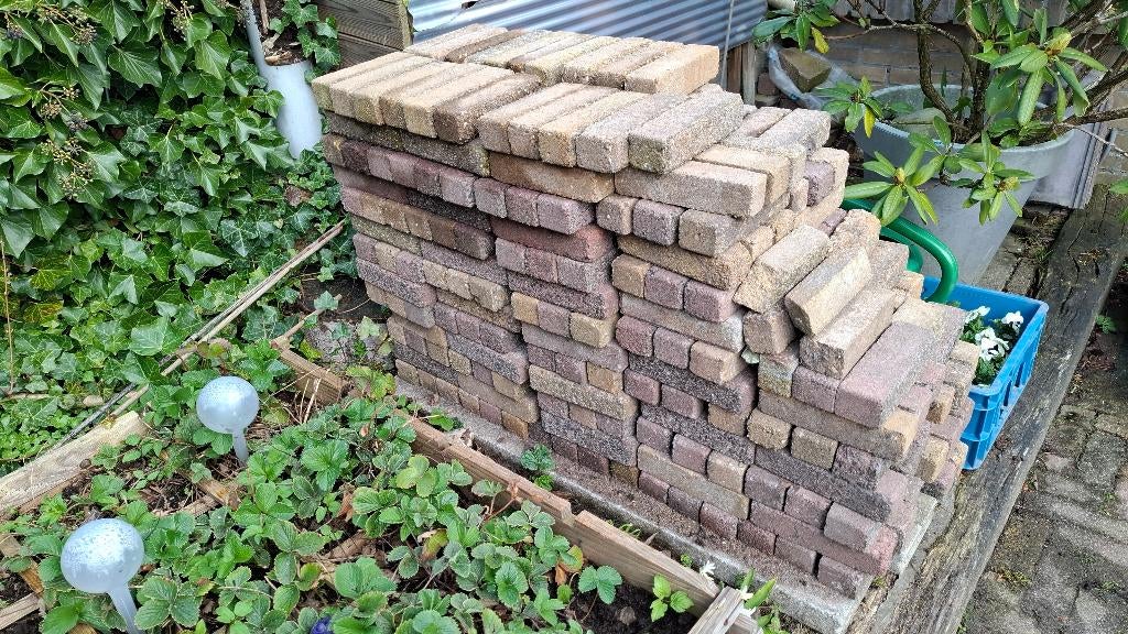 Klinkers, Tuin en Terras, Ophalen, Gebruikt, Klinkers, Minder dan 5 m²