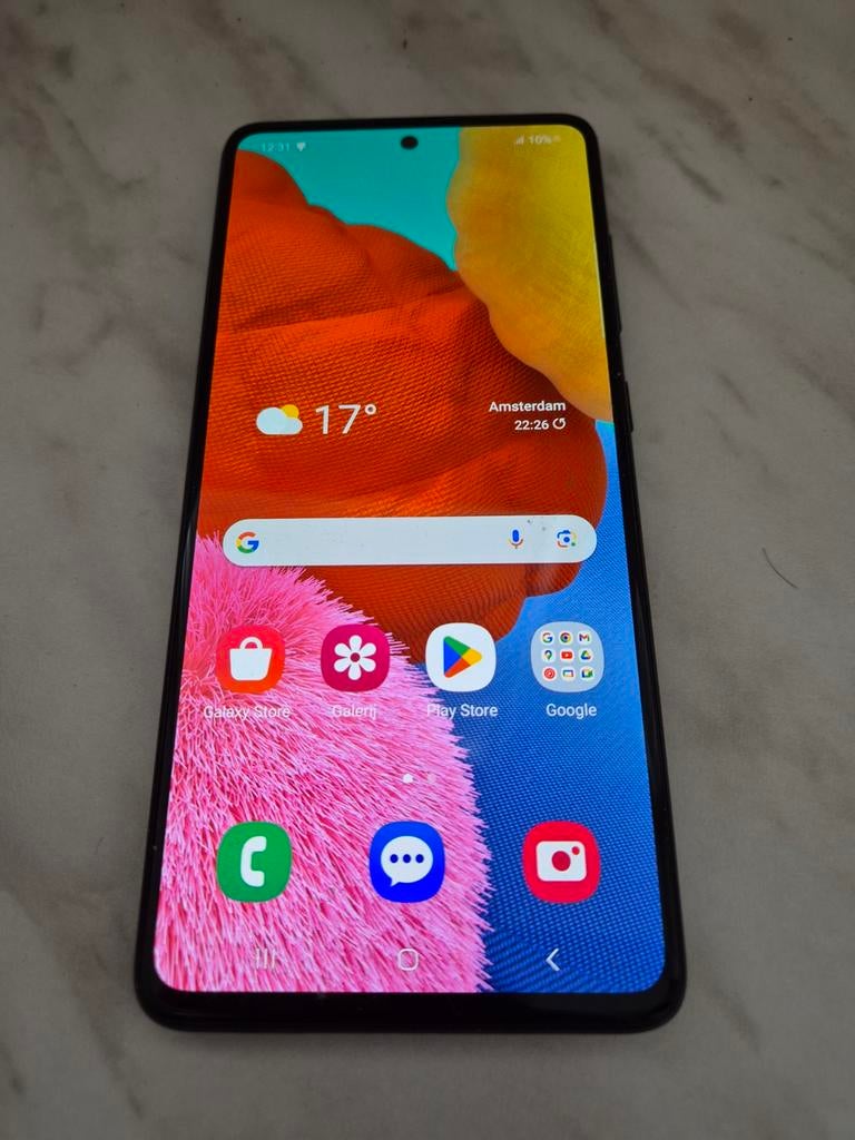 Samsung Galaxy A51 - Nette staat, Android 13, Ophalen, Gebruikt, Zwart, Galaxy A