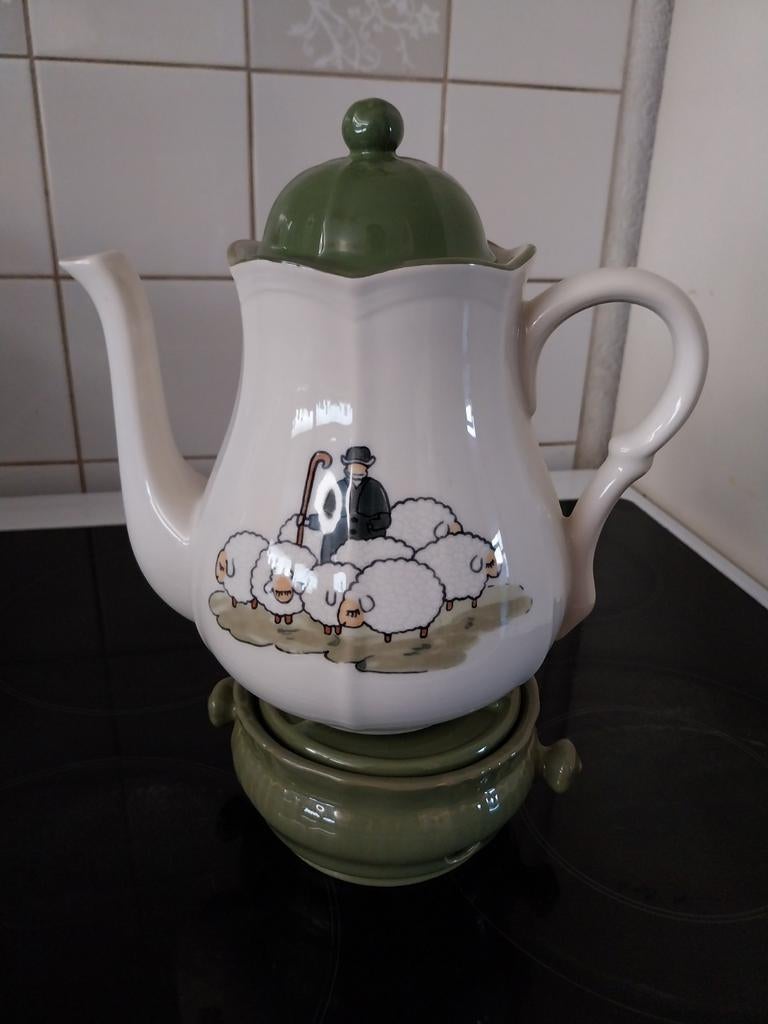 Zeller theepot met schapen en herder, Ophalen of Verzenden, Nieuw, Overige stijlen, Overige typen