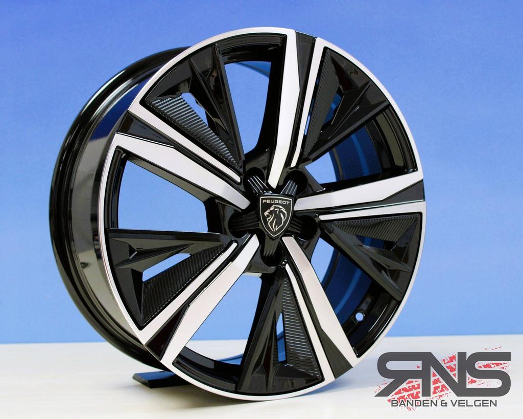 5x108 18 inch Velgen Peugeot 308 408 3008 5008, Velg(en), -, -, Nieuw