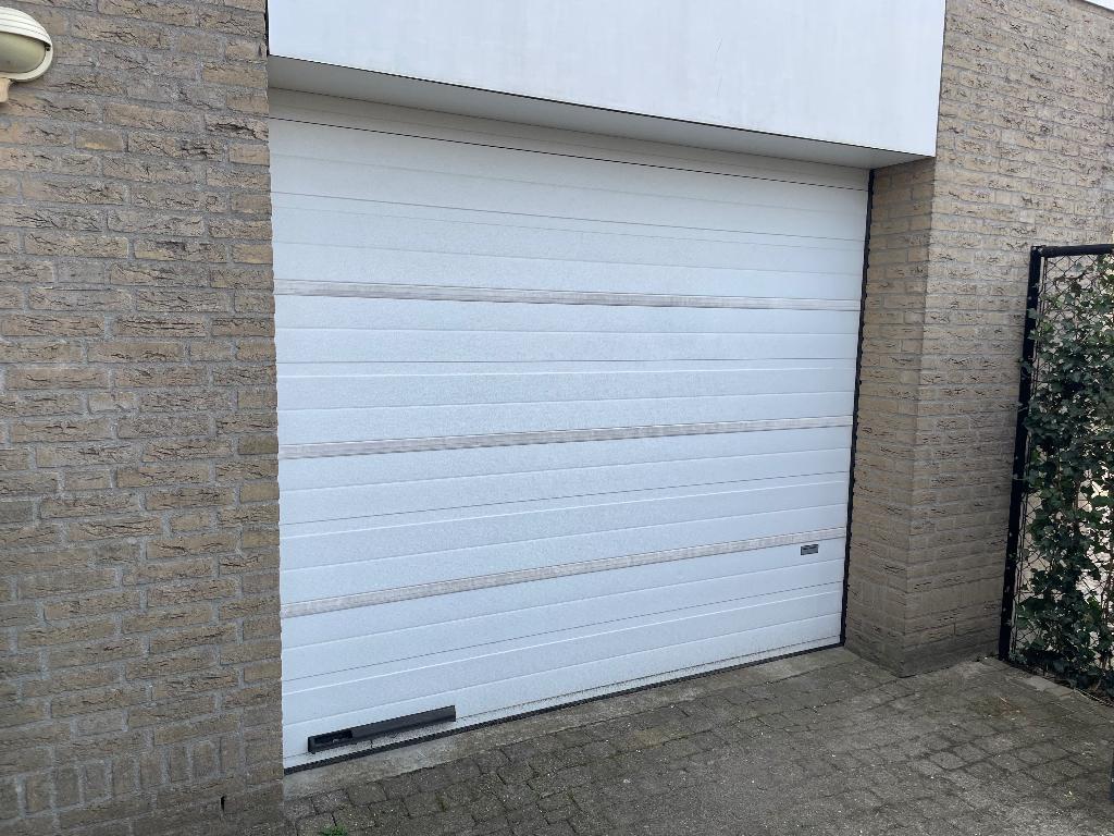 Garagedeur electrisch 250x210, Ophalen, Gebruikt, 120 cm of meer, Garagedeur