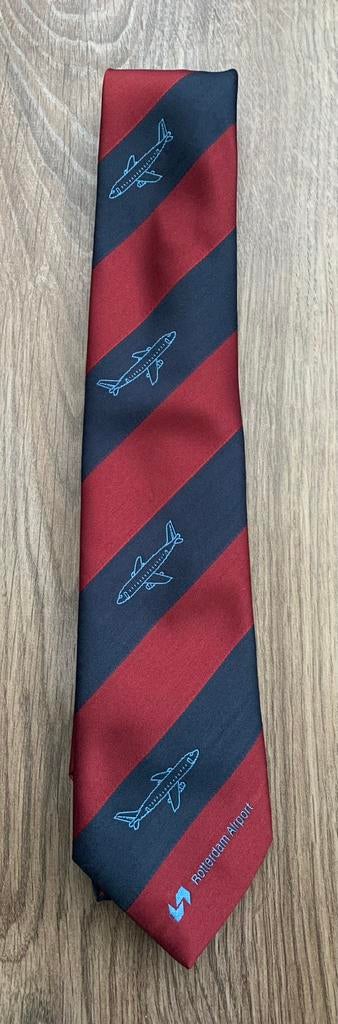 Rotterdam Airport Stropdas, Verzamelen, Luchtvaart en Vliegtuigspotten, Ophalen of Verzenden