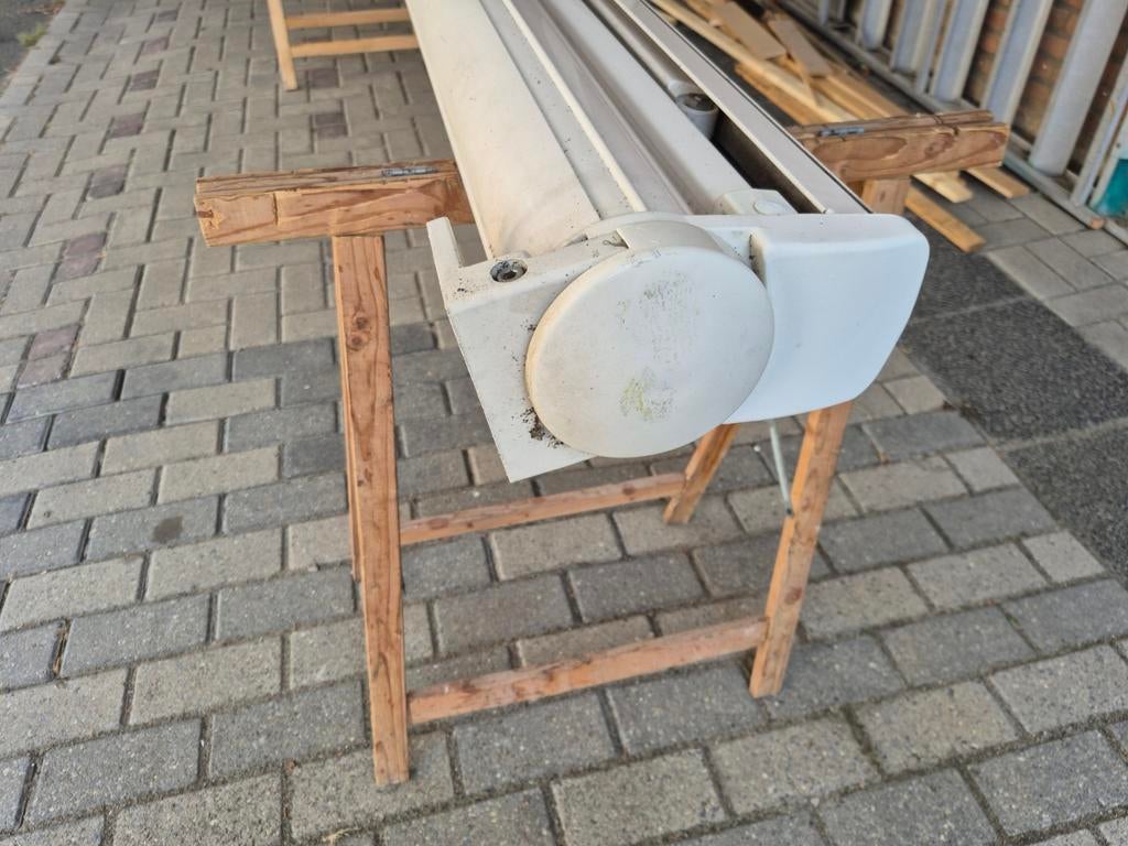 Zonnescherm, 150 tot 300 cm, Ophalen of Verzenden, Gebruikt, Knikarmscherm
