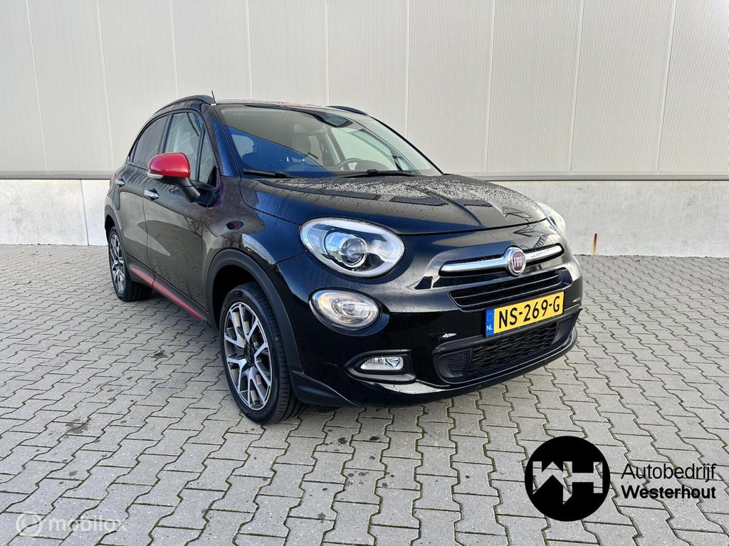 Fiat 500 X 1.4 Turbo MultiAir Crossplus|AUTOMAAT|NAP|NAVI, Auto's, Fiat, Gebruikt, 4 cilinders, 500X, Zwart