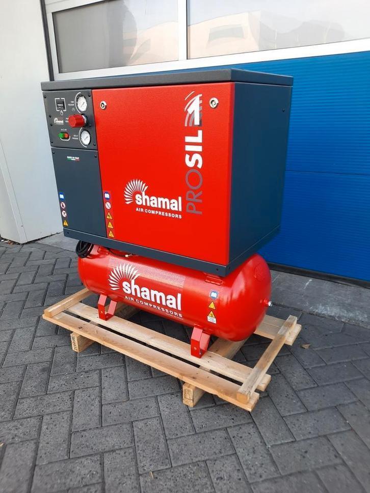 Shamal 3pk/100ltr 10Bar Silent Compressor 380V Made in ITALY, Nieuw, Italië, Mobiel, Shamal