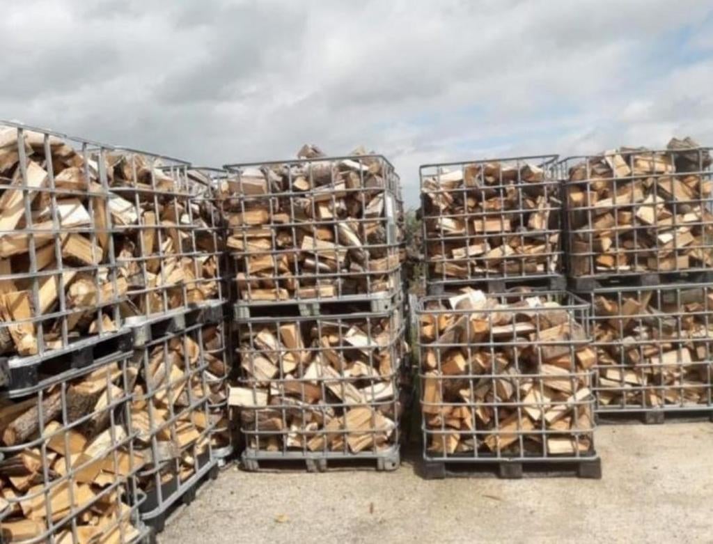 Droog haardhout kachelhout beuk eik es berk *gratis bezorgd, Tuin en Terras, 3 tot 6 m³, Ophalen, Berkenhout, Blokken