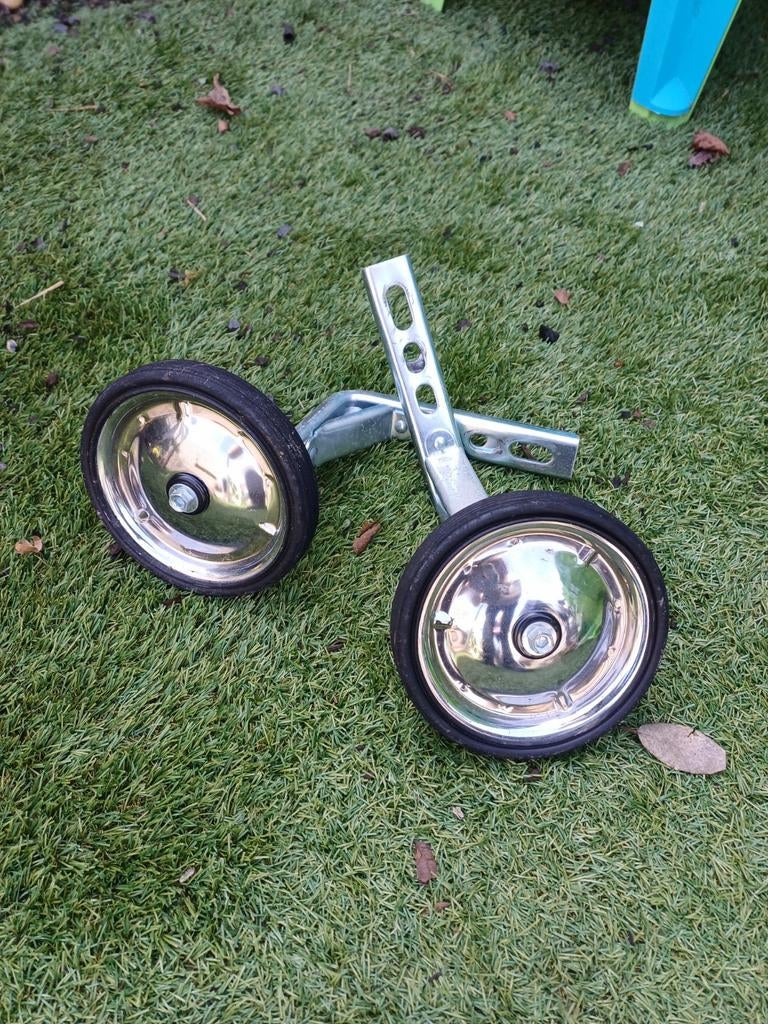 Zijwieltjes diameter 12,5 cm, Fietsen en Brommers, Fietsaccessoires | Overige Fietsaccessoires, Ophalen, Zo goed als nieuw