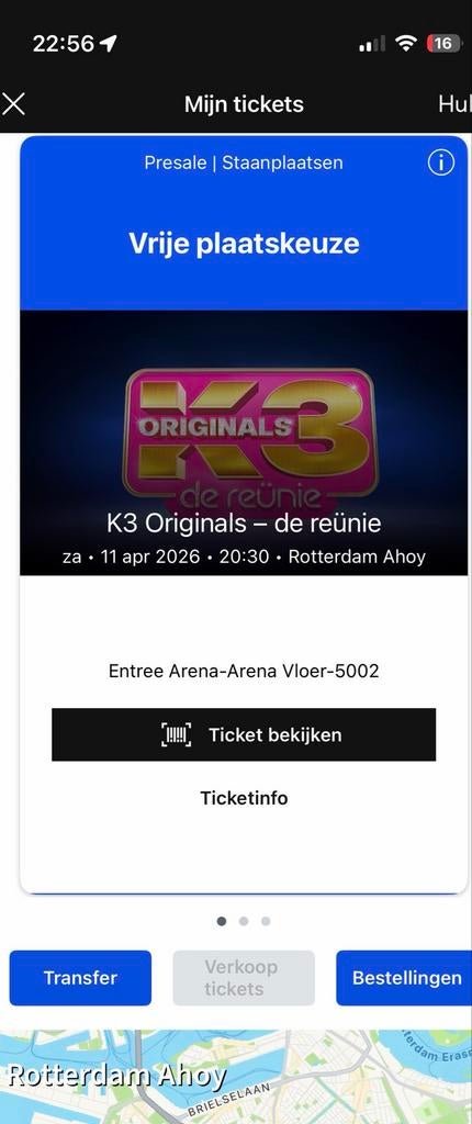 K3 Ticket staanplek 11 april avondshow, Tickets en Kaartjes, Concerten | Pop, Eén persoon, April