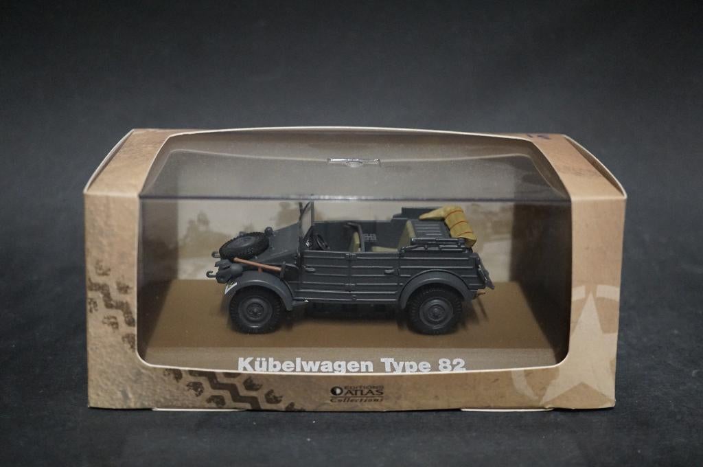 Atlas Duitse Kubelwagen typ 82 - 1/43 - TOP, Ophalen of Verzenden, Zo goed als nieuw, Auto, Overige merken